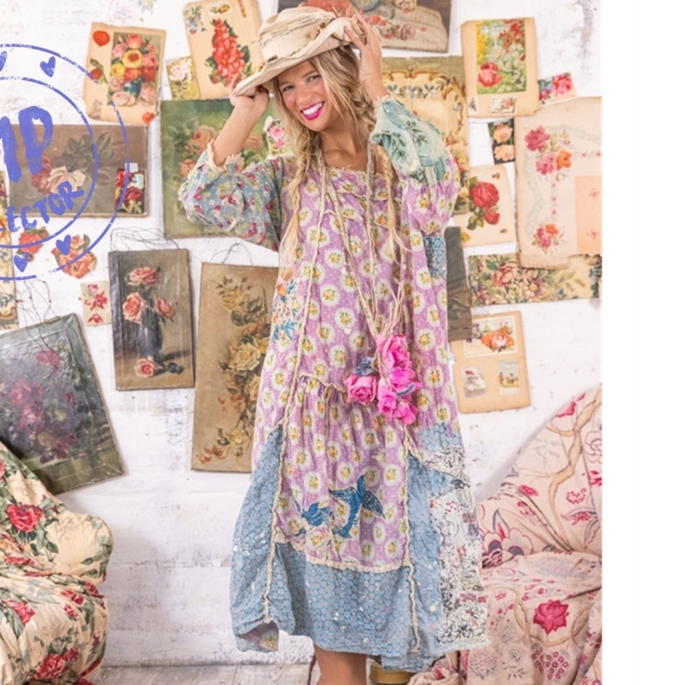 Magnolia Pearl Luna Moth Helenia Dress